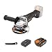 Produktbild WORX WX812 NITRO Akku-Winkelschleifer 20V - 125mm Scheibendurchmesser - 8500 U/min - leistungsstarker bürstenloser Motor - leicht & kompakt - Rückschlagschutz - inkl. 4Ah Akku & Ladegerät