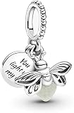 UBAOSOUI Glow-in-the-dark Firefly Dangle Charm for Bracelets Necklaces Christmas Collection Dangle P