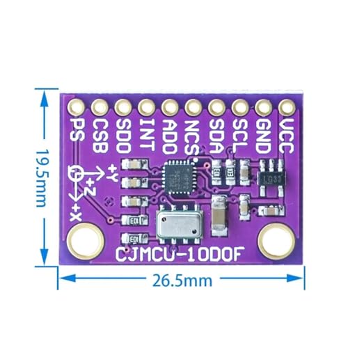 Module MPU9250 et MS5611 à compensation d'altitude pour centrale IMU - 6