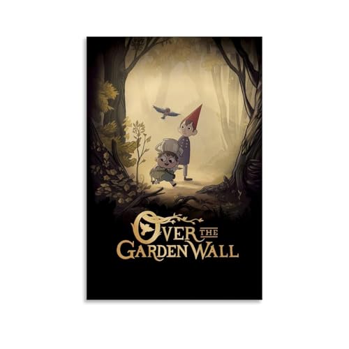 LKKHPEP Poster Over The Poster für Garten, Anime-Poster, Leinwand, Wandkunst, dekorative Wohnkultur, Gemälde für Wohnzimmer, Schlafzimmer, 30 x 45 cm, ungerahmter Stil