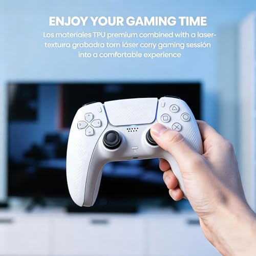 Image of 8 PCS Joystick Replacement Cap Thumb Grips for PS5 /PS4 Controller, Anti-Slip Thumbstick Replacement Parts,3D Analog Cap Replacement Parts