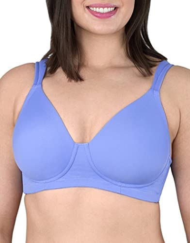 Leading Lady Brigitte Full Coverage Underwire T-Shirt Bra - Molded, Padded, Seamless Bra. Includes Plus Size Bras For Women