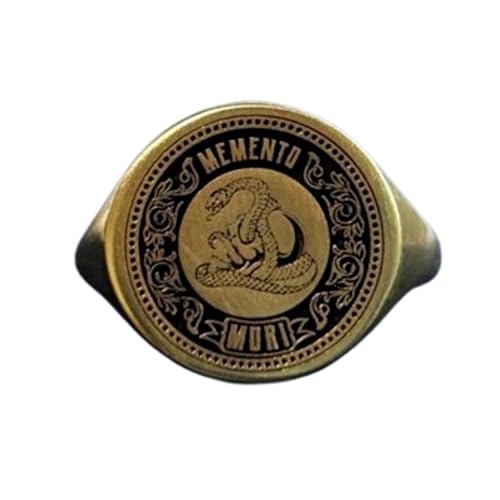 Bague Memento Mori en argent 925 le cadeau idéal pour homme et femme