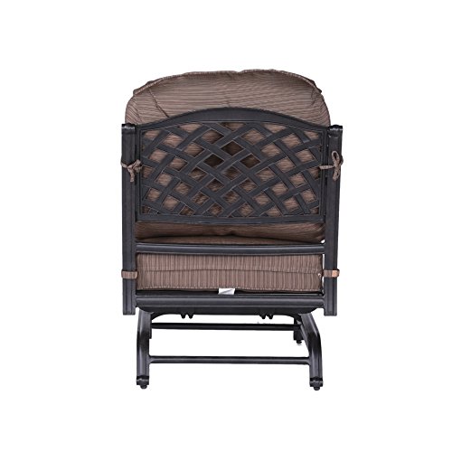 Patio Sparta Luxury High Back Club Motion Chair With Cushion For Outdoor Or Living Room Furniture #TOP4