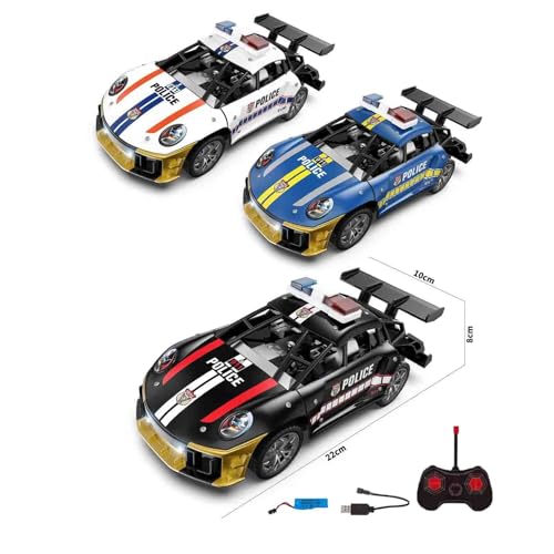 Image of WireScorts Rechargeable Metal Remote Control Car for Kids, High Speed RC Car for Kid, RC Car for Kids, Metal Die Cast Remote Control Car for Boys with Light, Pack of 1, Multicolor