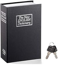 Dictionary Diversion Safe KYODOLED With Key Lock - Dictionary Diversion Secret Lock Box, 9.5" X 6.1" X 2.2" Book Safe - View #5