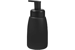 Modern Black Foaming Hand Soap Dispenser