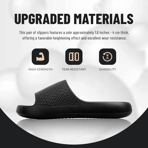 Cloud Sandals for Women and Men, Recovery Slides with Arch Support Quick Drying Open Toe Slippers for Plantar Fasciitis Thick Sole, Non-Slip, Indoor and Outdoor Sandals2