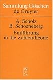 Einführung in die Zahlentheorie - Arnold Scholz