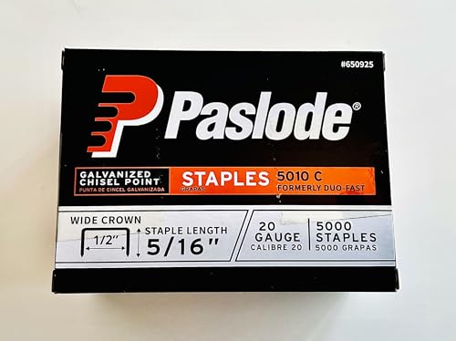 Duo-Fast 5010C - 5/16-Inch x 20 Gauge Chisel Staples