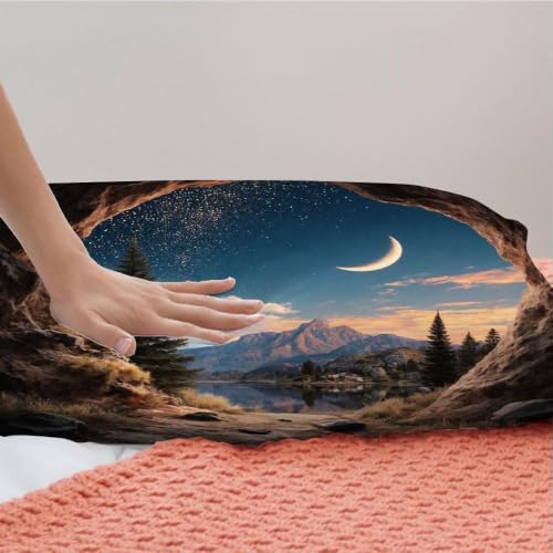 Housse de Couette 240x260 cm Forêt Colorée avec Parures de Lit Microfibre - 7