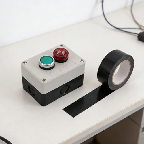 Caja de Botón Interruptor Doble Control y Apagado Rápido de 2 Orificios 6