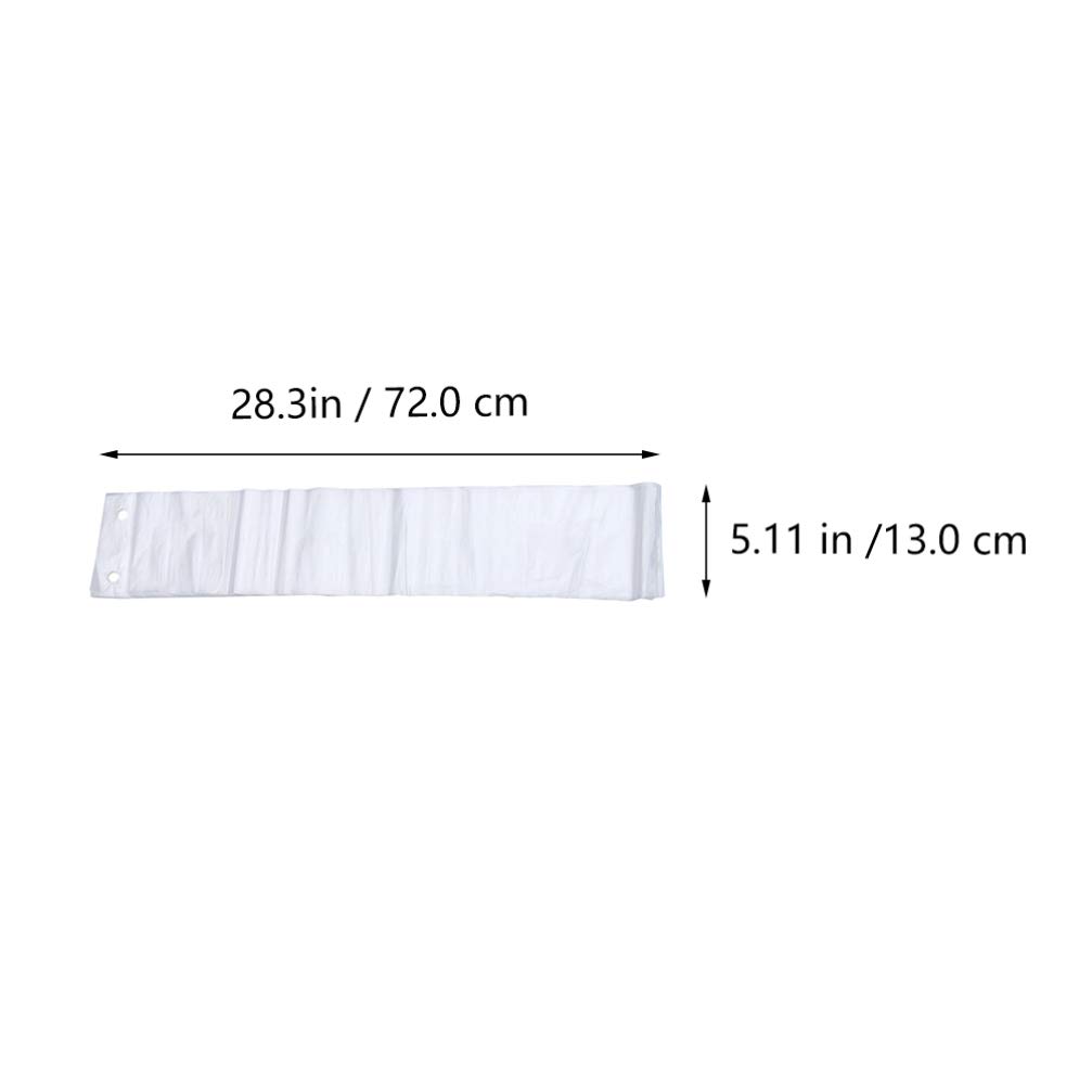 AVFORA Bolsas de Paraguas mojados, Bolsas de Lluvia for Paraguas, Fundas for Paraguas mojados, Fundas Transparentes Grandes for Paraguas, 200 Uds., 13x72cm