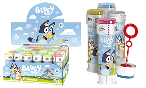 Bulles de savon Bluey Dulcop 60ml | Pack de 36 flacons pour enfants