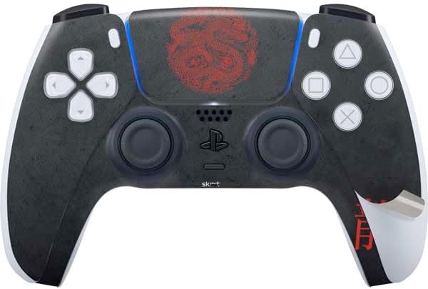 Skinit Decal Gaming Skin Compatible with PS5 Pro Bundle - Red Dragon Design