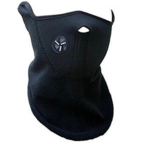 5starwarehouse® Motor Cycle Bike Mask Bicycle Ski Snowboard Fishing Dust Neck Warm Half Face (Black)