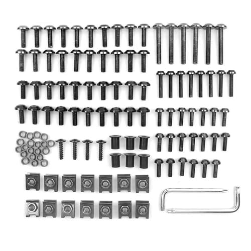 Tornillos parabrisas negro repuesto carenado para moto S1000RR HP4 R1250GS ADV