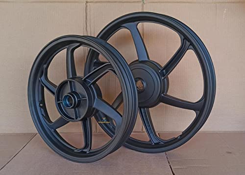 Par de Rodas de Liga Leve 6 Palitos Tambor Biz 125 / 110i