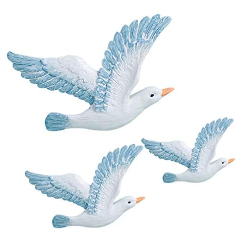 Healifty Estatuilla de Aves Marinas Colgantes de Pared Cover