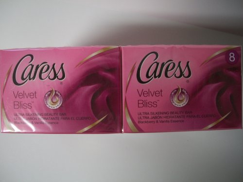 Caress Silkening Beauty Bar, Velvet Bliss - 2 pk.