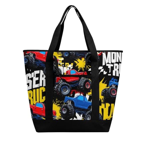 Women's Oversized Thermal Tote Bag Insulated One Shoulder Shopping Carrier