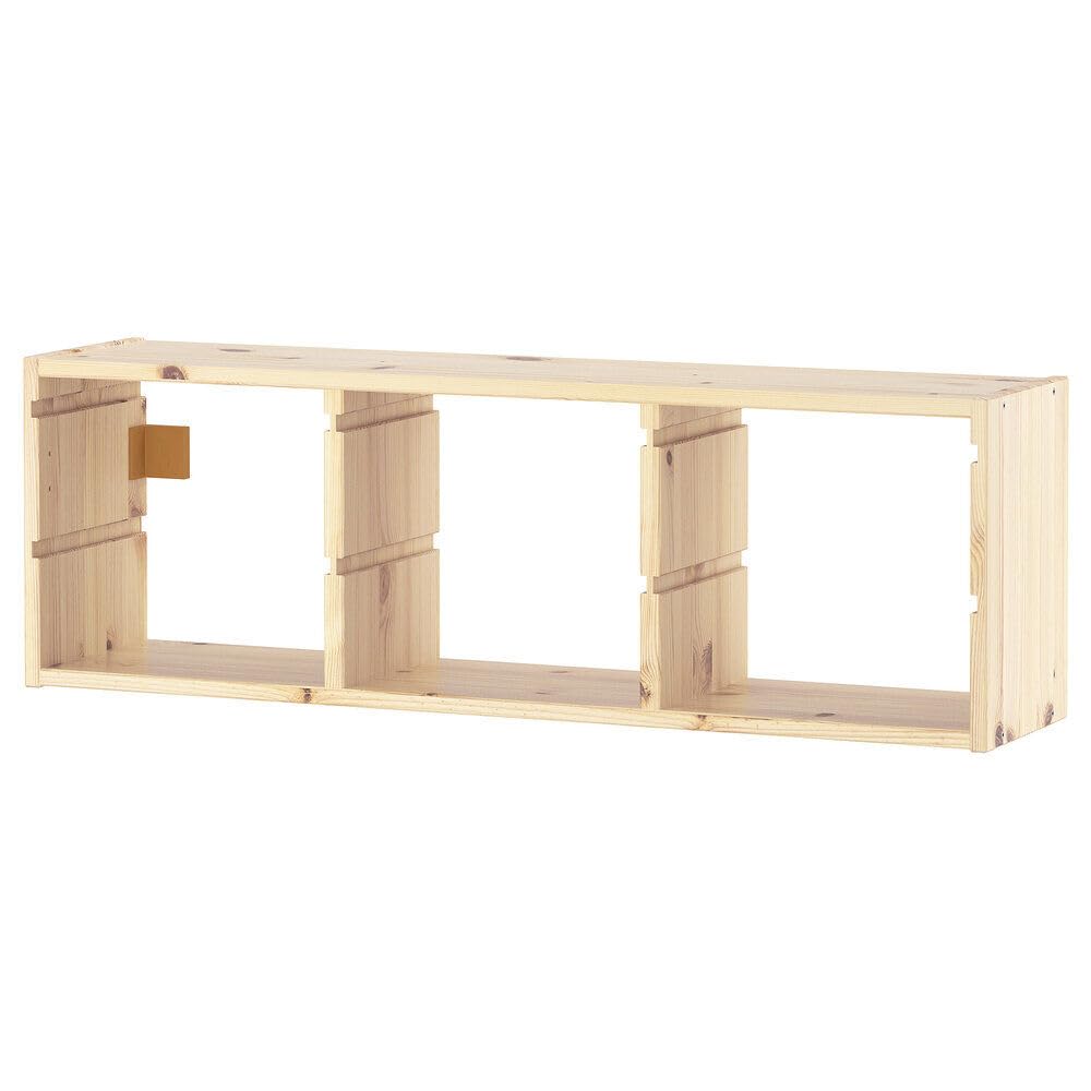 Rangement mural Trofast en pin blanc pour ne plus encombrer le sol