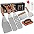 ROMANTICIST 8Pc Professional BBQ Griddle Accessories Kit in Gift Box - Heavy Duty Stainless Steel Griddle Tool Set for Men Women - Great for Grill Griddle Flat Top Cooking Camping Tailgating