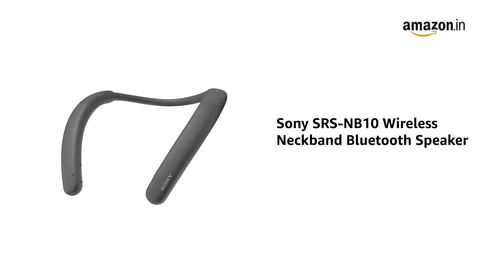 Sony SRS-NB10 Wireless Neckband Bluetooth Speaker