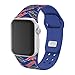 Affinity Bands Florida Gators HD Watch Band Compatible with Apple Watch (38/40/41mm Long Random)