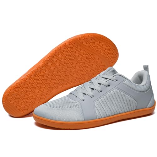 Men's Barefoot Shoes Wide Toe Box Cross Training Running Zero Drop Minimalist Sneakers