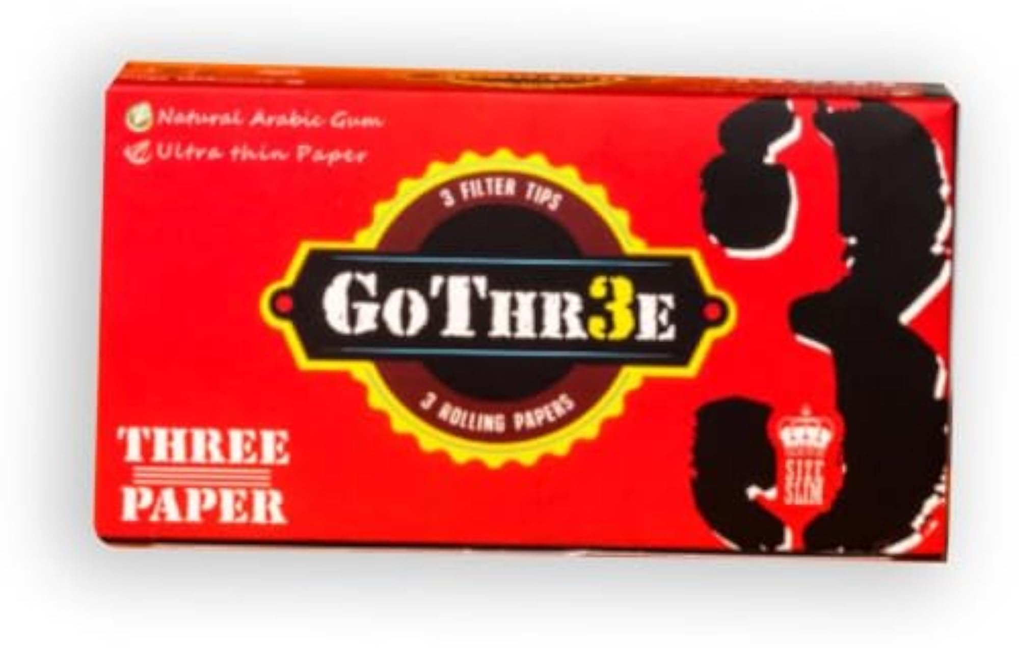 GOGO GoThr3e King Size Rolling Papers, Premium Gift