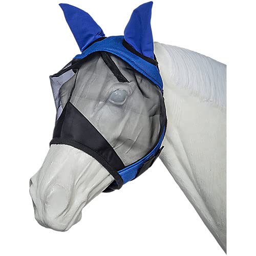 Tough 1 Deluxe Comfort Mesh Fly Mask Mini A Blue