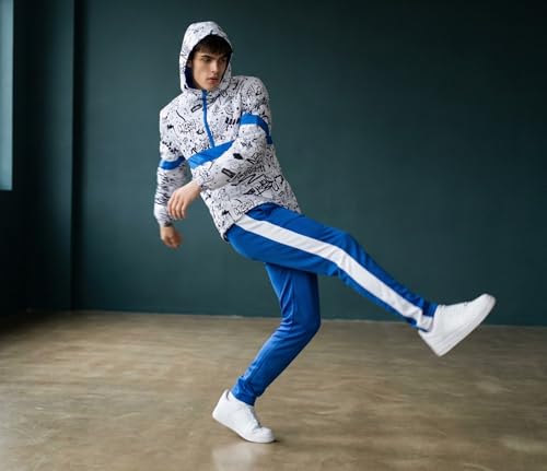 Image of Screenshotbrand Lightweight Hooded Water Resistant Windbreaker - Zip-up Fashion Map Print Rain Jacket