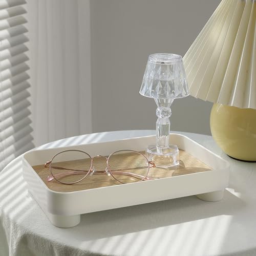 CECOMBINE Vanity Tray, Wooden Bathroom Storage Tray Toilet Tank Holder for Cosmetics Jewellery, Decorative with Base Perfumes, Soaps, Jewelry, Tableware - Cosy Home Interiors CECOMBINE Vanity Tray, Wooden Bathroom Storage Tray Toilet Tank Holder for Cosmetics Jewellery, Decorative with Base Perfumes, Soaps, Jewelry, Tableware - Image 7