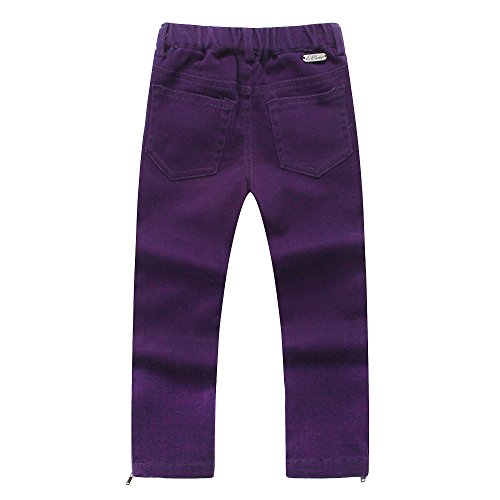 Richie House Little Girls' Bright Colored Denim Pants2