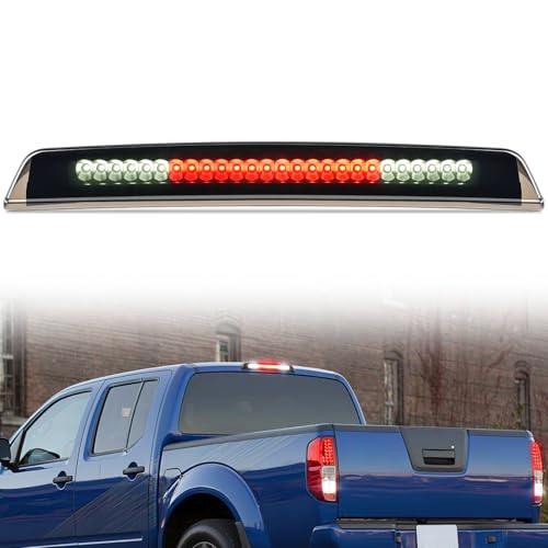 Nilight Third Brake Light Tail High Mount 3rd Stop Cargo Reverse Lights Smoked Lens Compatible with Nissan Titan 2004-2015 Nissan Frontier 2005-2016 Pickup Truck Rear Cab Lamp