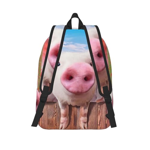 Sac à dos ordinateur cochon mignon EdWal pour soulager vos trajets - 3