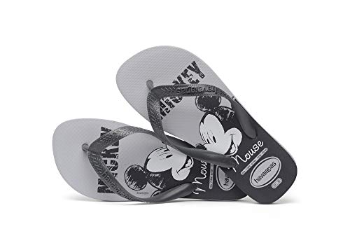 Chinelo Top Disney, Havaianas, Adulto Unissex, Cinza Gelo, 41/42
