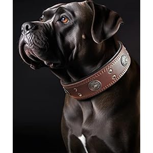 Leather-Dog-Collar-2-inches-Wide-Heavy-Duty-Genuine-Leather-Collars-Handmade-Soft-and-Luxury-Eye-catching-Best-Choice-for-Large-and-Medium-Breed-Dogs-225-265-inches - Cucciolini Doodles Leather-Dog-Collar-2-inches-Wide-Heavy-Duty-Genuine-Leather-Collars-Handmade-Soft-and-Luxury-Eye-catching-Best-Choice-for-Large-and-Medium-Breed-Dogs-225-265-inches