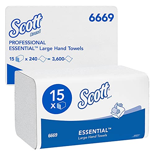 Essuie-mains pliés Scott Essential : le confort du séchage des mains au bureau et à l'école