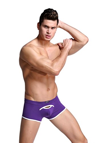 ONEFIT Men's Sexy Boxer Low Raise Lace Lingerie Front Hole Briefs Underwear3