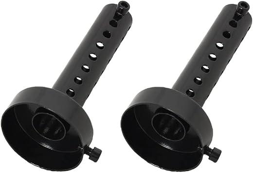 Baceyong Motorcycle Exhaust Muffler Silencer 60mm DB Killer Universal 2pc | 2pc 60mm Motorcycle Exhaust Muffler Pipe Deflector Silencer DB Killer Stainless Steel Black