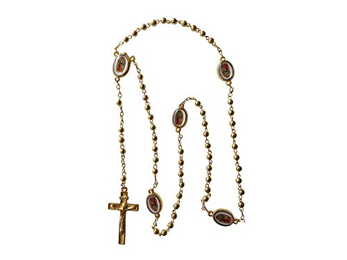Our Lady of Guadalupe Rosary with Medals Rosario De La Virgen De Guadalupe Catholic Handmade Virgin Mary Prayer Rosary