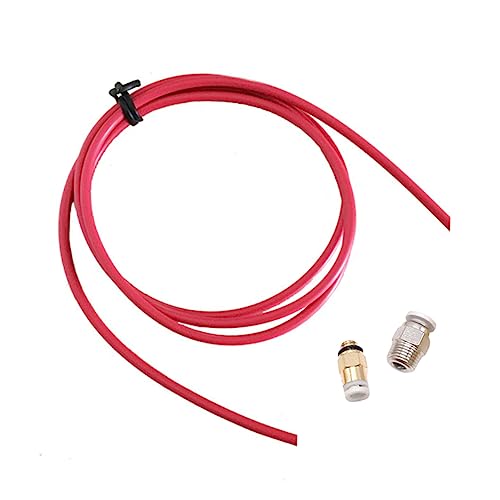 SOLUSTRE 3d Printer Parts Ptfe Tube with Quick Coupling Pc4-m6 M10 Red Male Thread 3d Printers Accessories Featuring Eas