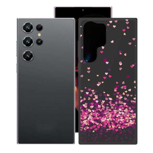 Housse Oukitel C61 silicone souple motif Amour Rose élégant