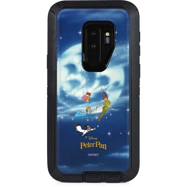 Skinit Decal Phone Skin Compatible with OtterBox Defender Galaxy S9 Plus - Officially Licensed Disney Peter Pan Wendy and The Boys to Neverland Design