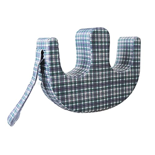 QETU Dispositivo Giro del Paciente, Dispositivo Giro Almohadilla de Giro Antiescaras Multifuncional En Forma de U para Ancianos, Dispositivo de Giro de Reposo En Cama de Cuero PU Impermeable Cover