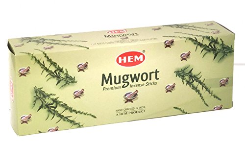 Hem Incense Sticks Mugwort Artemisa Mugwort 6 x 20 Sticks