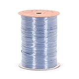 Berwick Wraphia Pearlized Rayon Craft Ribbon, 100-Yard Spool, Williamsburg Blue