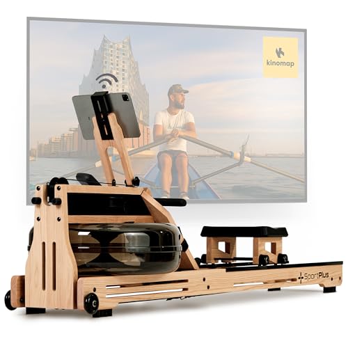 SportPlus Rudergerät für Zuhause Wasser - Wasserrudergerät Designed in...